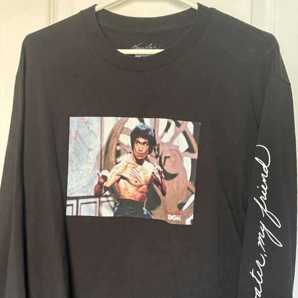 DGK x Bruce Lee Long Sleeve Shirt - Picture 1 of 4